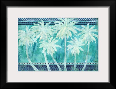Turquoise Palms Horizontal