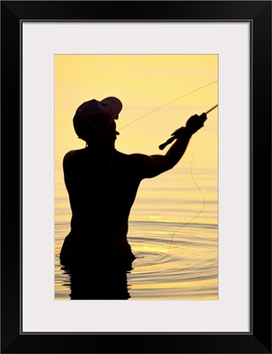 Fly Fisherman in the Florida Keys