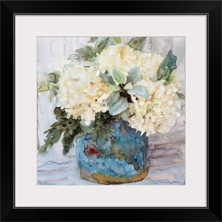 Country Basket Of Blooms I