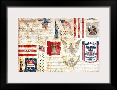 Vintage All American Collage
