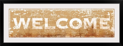 Vintage Welcome Trade Sign
