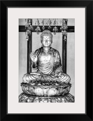 Black And White Japan Collection - Golden Buddha