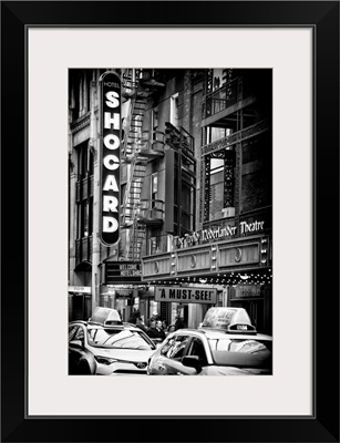 Black And White Manhattan Collection - Times Square Theatre