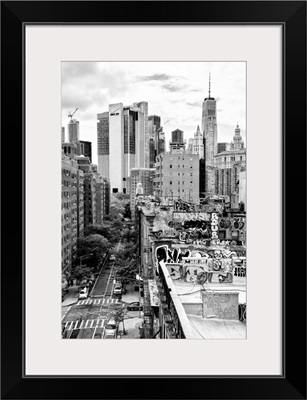 Black And White Manhattan Collection - View Of The Roofs