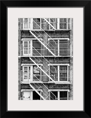 Black And White Manhattan Collection - White Staircase