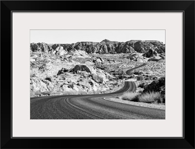 Black And White Nevada Collection - Valley Of Fire State Park