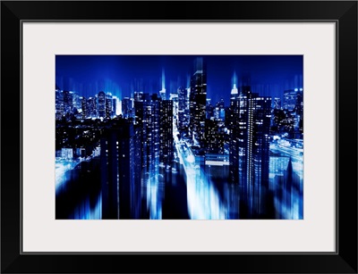 Blue Night, Manhattan - Urban Stretch Series