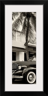 Classic Antique Car in the Art Deco District, Miami