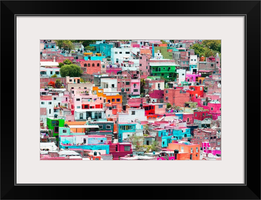 Warm cityscape photograph of Guanajuato, Mexico. From the Viva Mexico Collection.