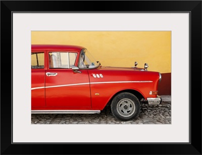 Cuba Fuerte Collection - Close-up of Retro Red Car