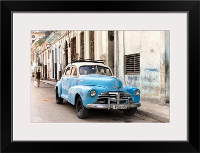 Cuba Fuerte Collection - Old Blue Chevrolet in Havana