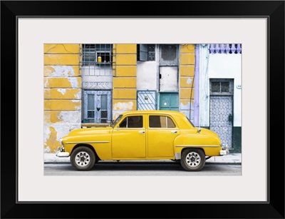 Cuba Fuerte Collection - Yellow Classic American Car