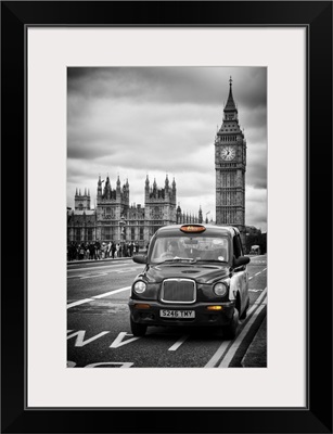 London Taxi and Big Ben