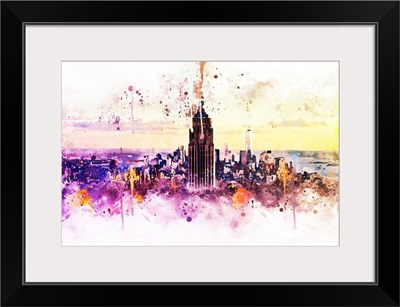 NYC Watercolor Collection - New York Skyline