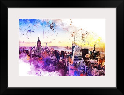 NYC Watercolor Collection - New York Skyline II