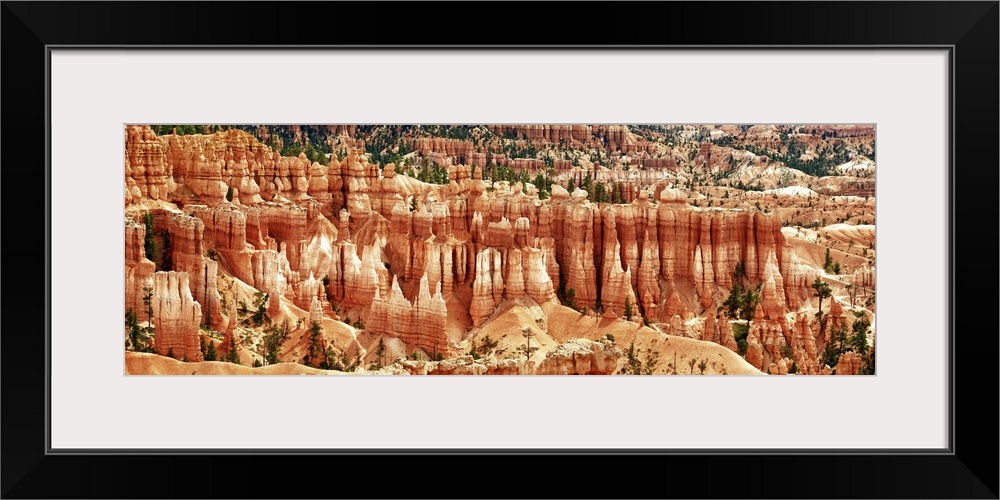 Fine art photo of the hoodoos in Bryce Canyon in the desert, Utah.