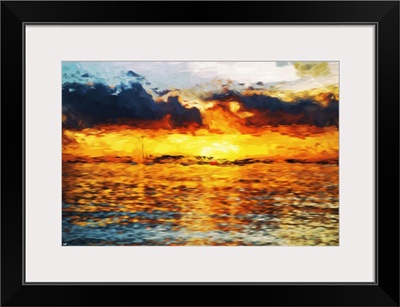 Sea Sun, Oil Painting Series