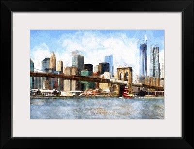 View of Midtown Manhattan, NYC Painting Series