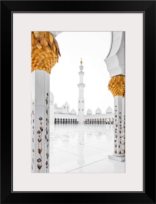 White Mosque - Minaret Of Sheikh Zayed