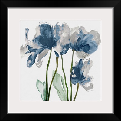 Blue Floral Radiance I