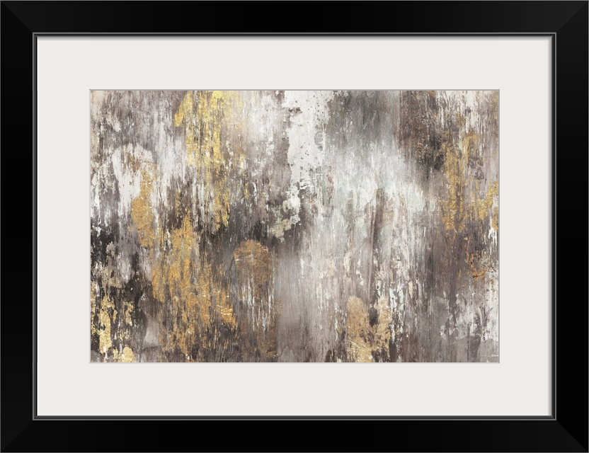 Contemporary abstract home decor artwork using distressed colors and tones to create depth.