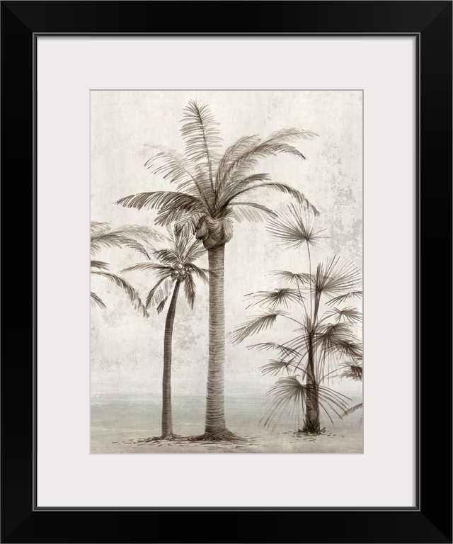 Vintage Palm Trees I