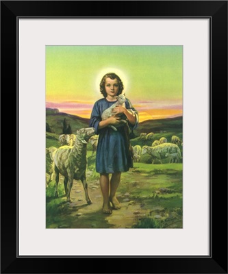 Jesus Holding Lamb
