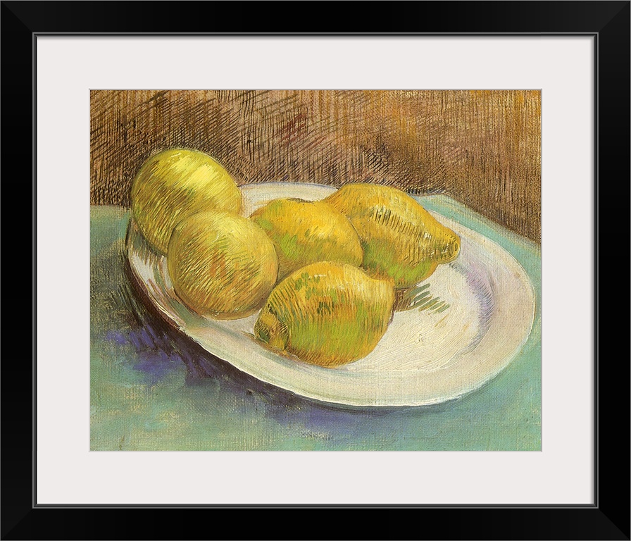 Still Life with Lemons on a Plate