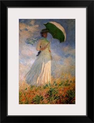 Woman with Umbrella Turned to the Right