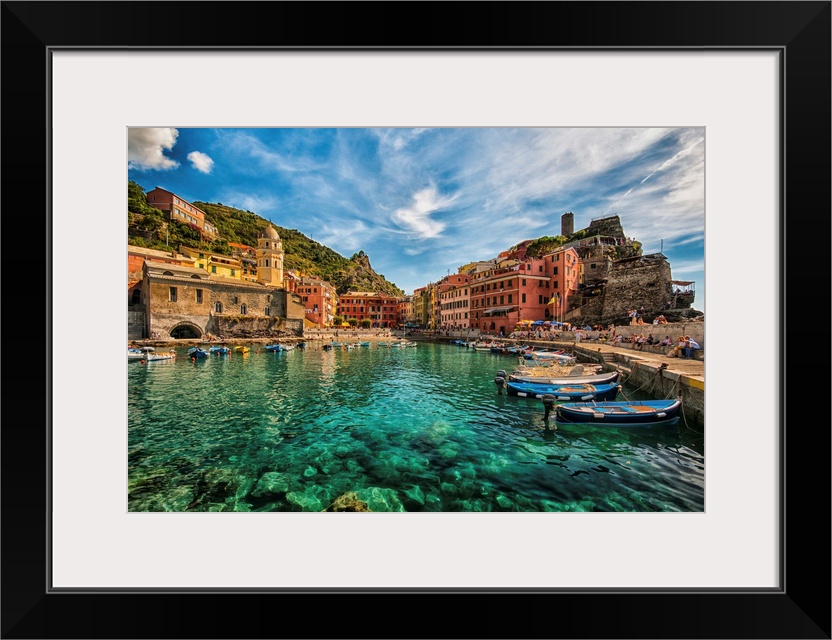 The vilage of Vernazza, Cinque Terre, Italy.