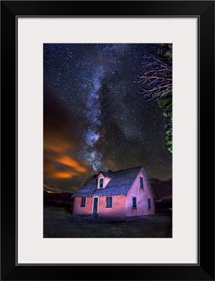 Milky Way Over The Mormon Row Home