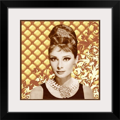 Audrey Hepburn Padded Floral Chocolate