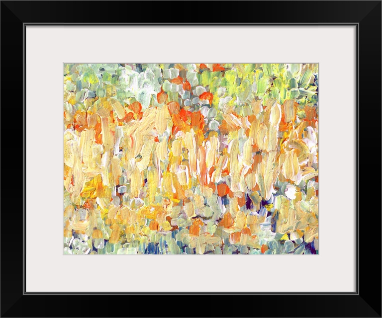 Abstract Desert Garden Bloom painting by RD Riccoboni.