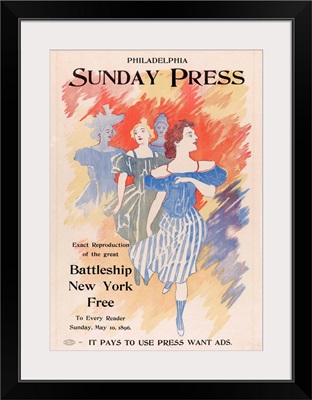 Advertisement for Philadelphia Sunday Press: May 10, 1896