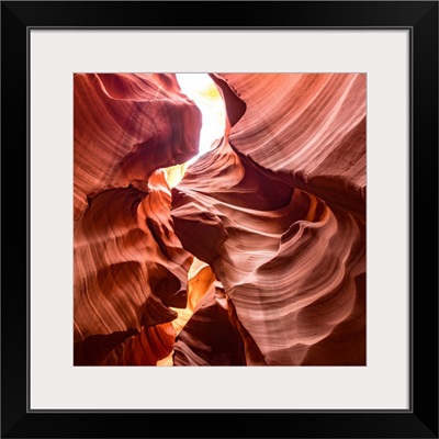Antelope Canyon Curves and Textures - Square