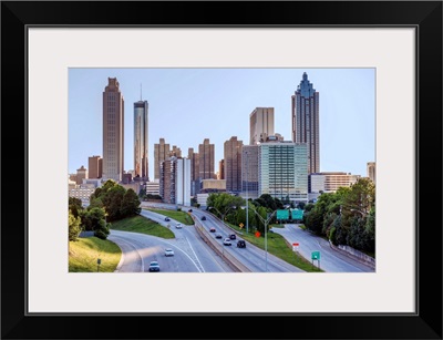Atlanta City Skyline From The East Side, Georgia