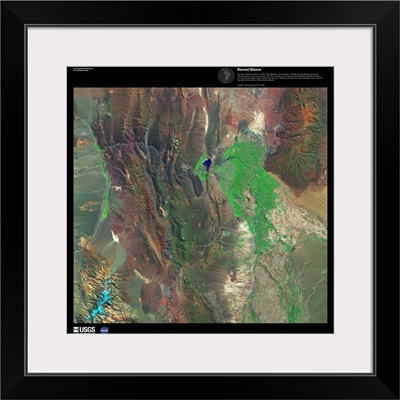 Barreal Blanco - USGS Earth as Art