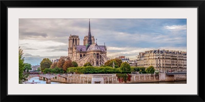 Behind Notre Dame, Paris