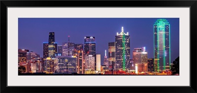 Bright Dallas Skyline