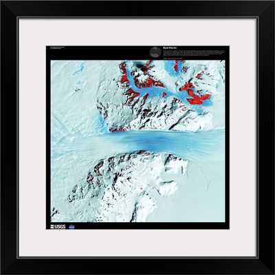 Byrd Glacier - USGS Earth as Art