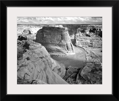 Canyon De Chelly, Panorama Of Valley From Mountain