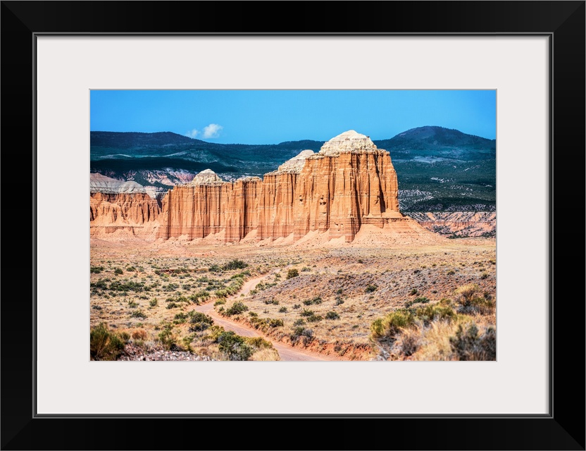 Cliffs of the Waterpocket Fold are located at the Capitol Reef National Park in Utah.