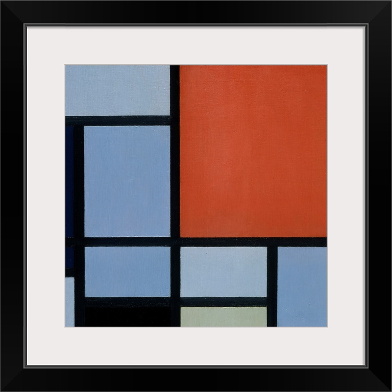This is an early example of the geometric mode of painting that Mondrian called Neo-Plasticism. For Mondrian, Neo-Plastici...