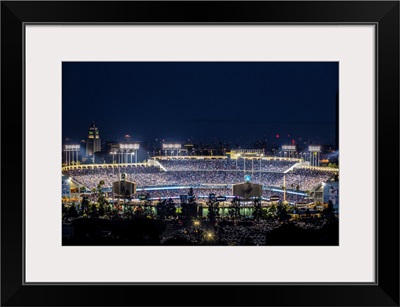 Dodger Stadium, Los Angeles, California, at Night