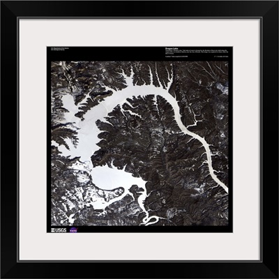 Dragon Lake - USGS Earth as Art