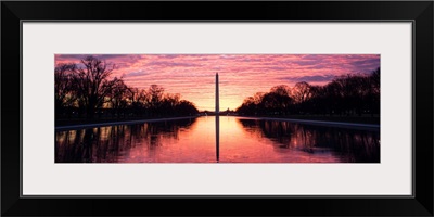 Dramatic Sunset over the Washington Monument, Washington DC