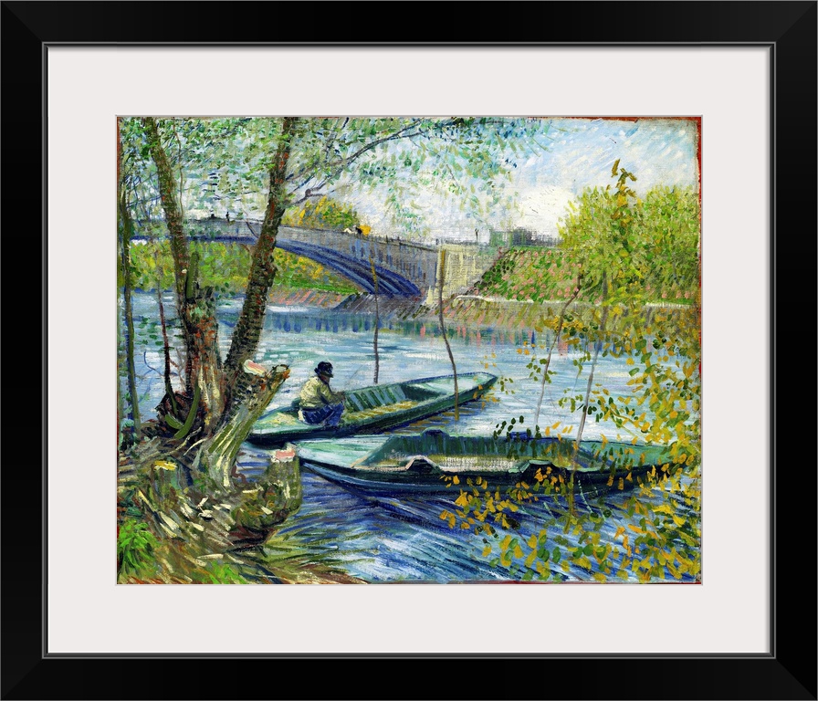 In technique, Fishing in Spring is a testament to Vincent van Gogh's friendship with Paul Signac. Van Gogh had seen works ...