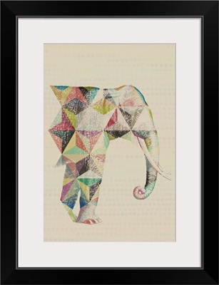 Geometric Shape Animals - Elephant