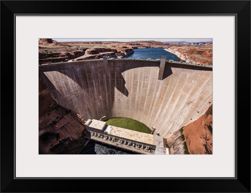 Glen Canyon Dam is a concrete arch-gravity dam on the Colorado River in northern Arizona, United States, near the town of ...