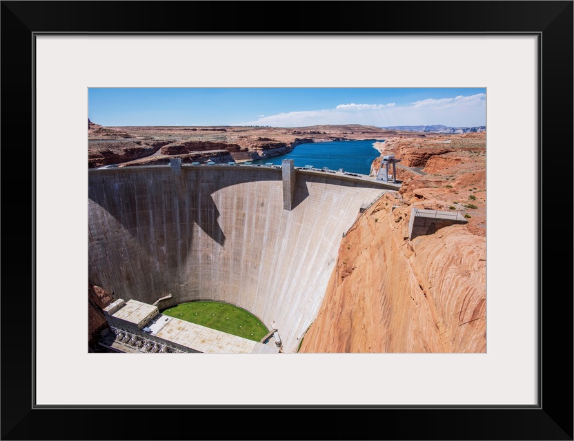 Glen Canyon Dam is a concrete arch-gravity dam on the Colorado River in northern Arizona, United States, near the town of ...